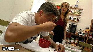 WANKZ - Guy Fucks His ശരിക്കും ചൂടുള്ള ഘട്ടം Mom!