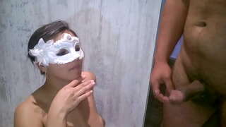 NanaBukkake - Nana fazendo boquete non amigo.