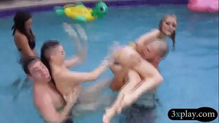 ���െട്ടി pool blowjob and fuck with nasty guys group