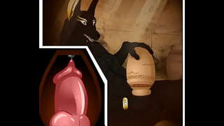 FOURRURE Anubis masturbation