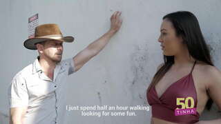 50-ছিল - একটি-কুত্তার বাচ্চা থেকে রাস্তায় দান করে, পায়ু জন্য পঞ্চাশ বাস্তব পোঁদ